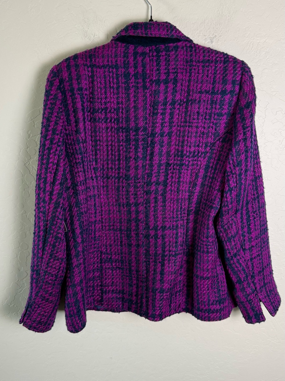 Coldwater Creek Jeweltone Tweed Jacket 14 NWT - Picture 9 of 14